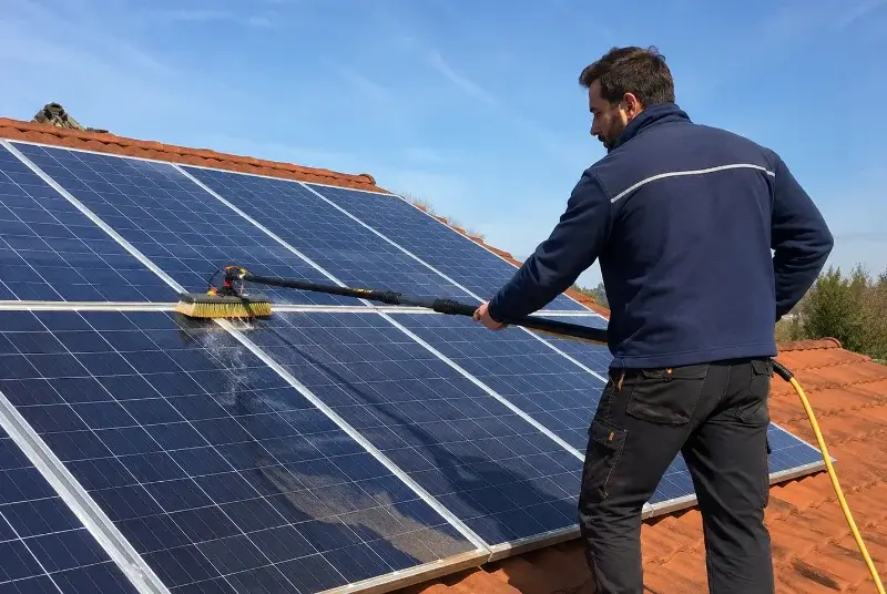 Nettoyage et entretien de panneaux solaires à Aubres