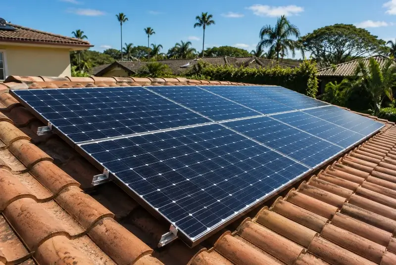 Installation de panneaux solaires à Aubres